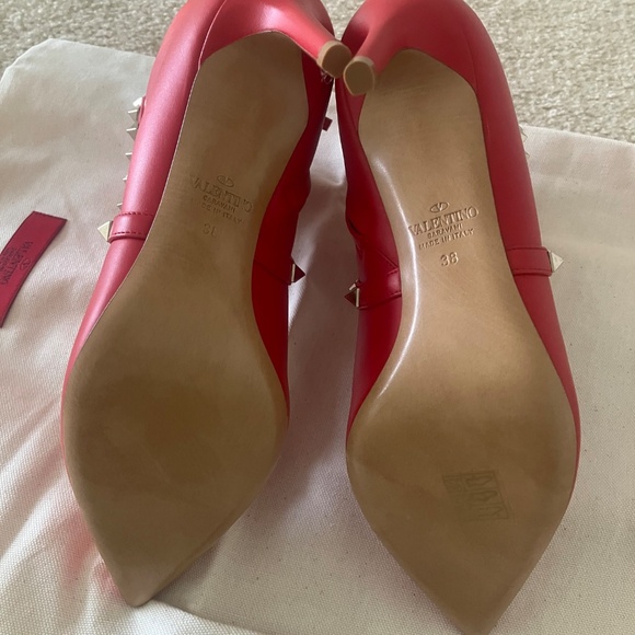 Valentino Short Boots (Bootie) - Red Size 38 New in Box - Picture 11 of 14